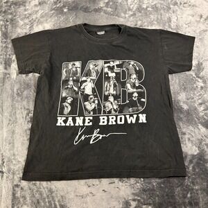 Sun Tees T Shirt Mens M Black Cotton Kane Brown Signature Graphic Classic Wear